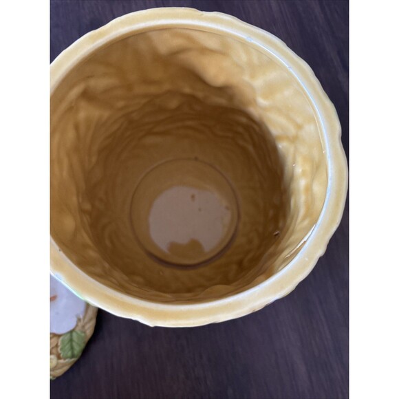 Vintage Fred Roberts Daisy &Co 3D Floral MCM Retro Lidded Canister 70s Grannycor - Picture 5 of 9